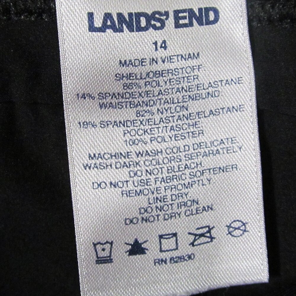 Lands’ End SunShade Stretch Board Swim Shorts - Size 14 - Picture 5 of 10